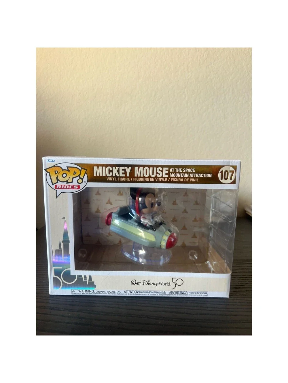 Mickey Mouse at Space Mountain Attraction Funko Pop Ride #107 Disney World Parks